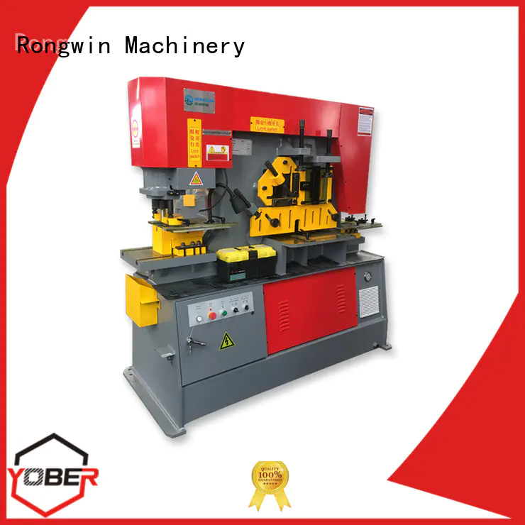 Rongwin famous ironworker machine overseas market for cutting