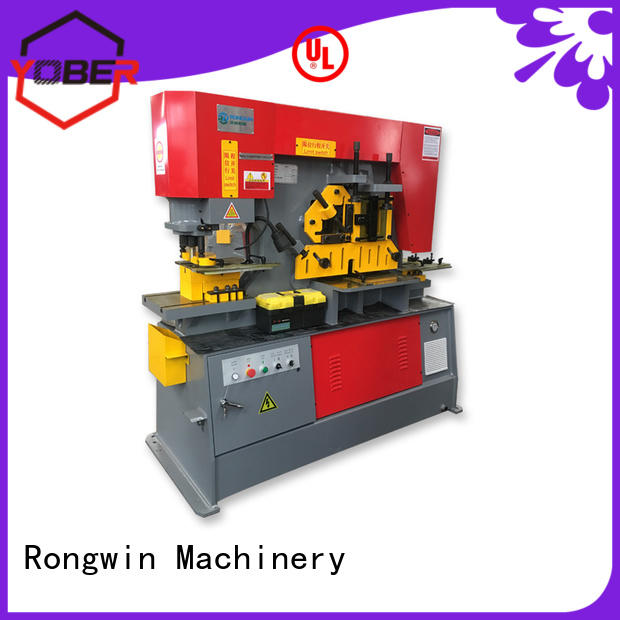 Rongwin hydraulic ironworker machine bulk production for cutting