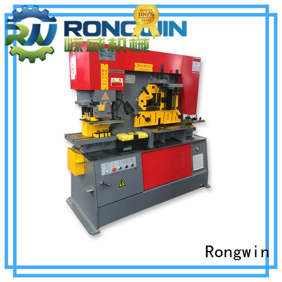 Rongwin hydraulic ironworker machine bulk production for cutting