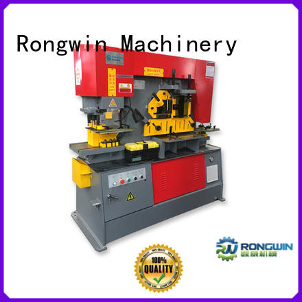 Rongwin newly hydraulic ironworker long-term-use for punching