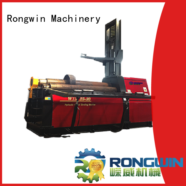 Rongwin 4 roll bending machine series for efficiency