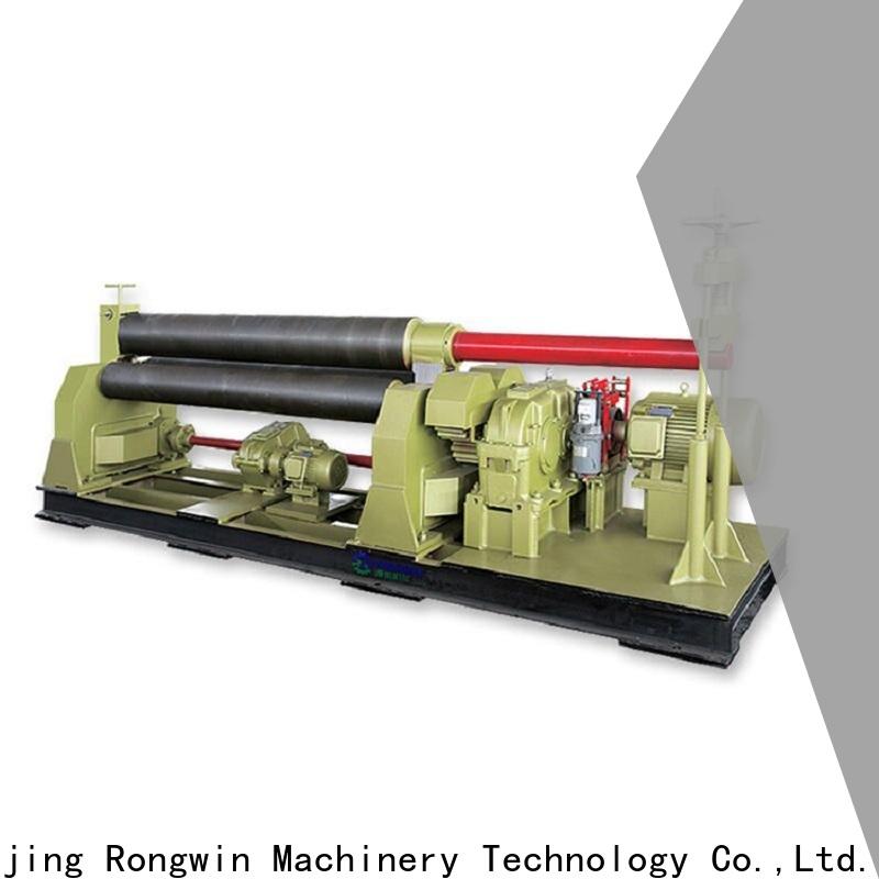 Rongwin 4 roller plate rolling machine certifications for cone rolling
