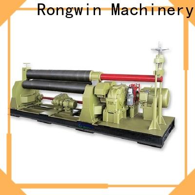 Rongwin durable 4 roller plate rolling machine free design for efficiency