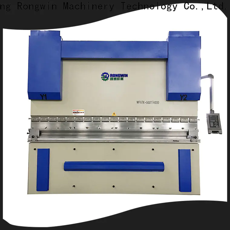 Rongwin cnc hydraulic press brake machine export for engineering