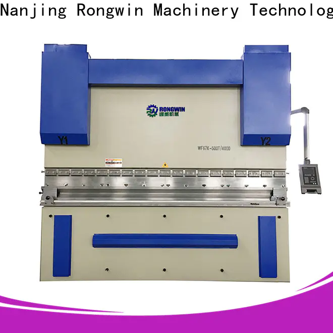 Rongwin automatic cnc hydraulic press brake bending machine plant for bending metal