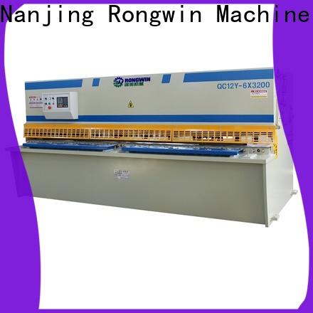 Rongwin hydraulic sheet metal shear supplier for electronics industry