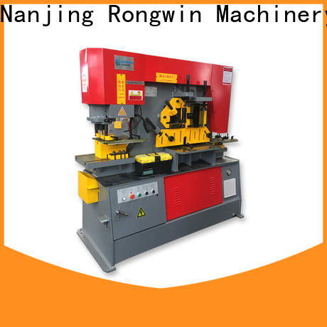 Rongwin hydraulic ironworker machine owner for punching
