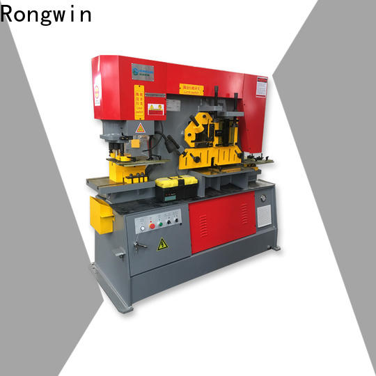 Rongwin hydraulic ironworker machine in china for cutting