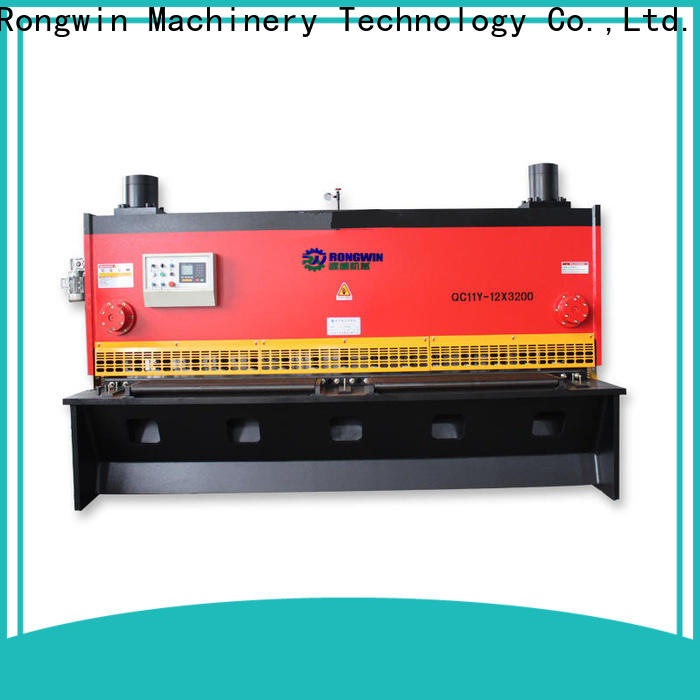 Rongwin hydraulic shear machine factory price for automotive