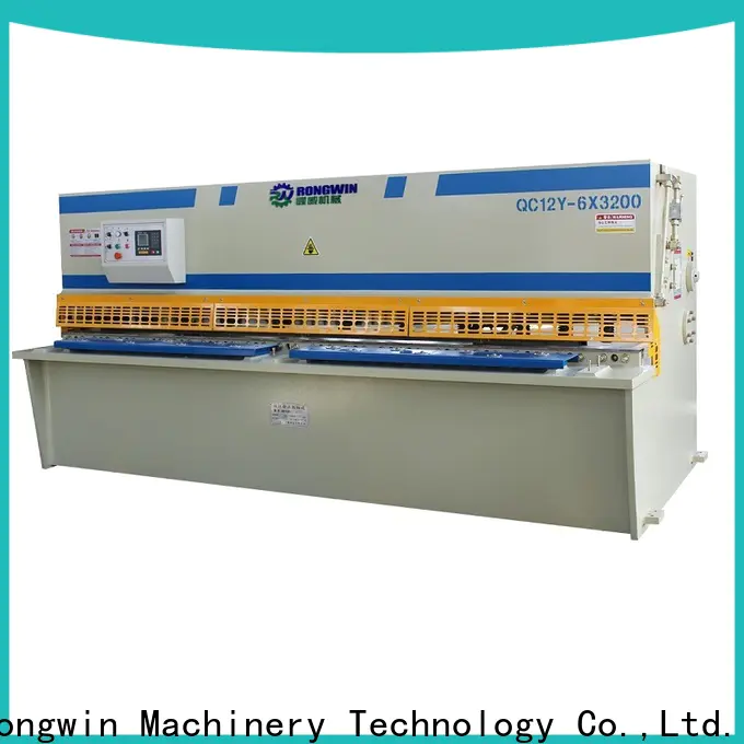 Rongwin advanced technology hydraulic guillotine shear marketing for aviation industry