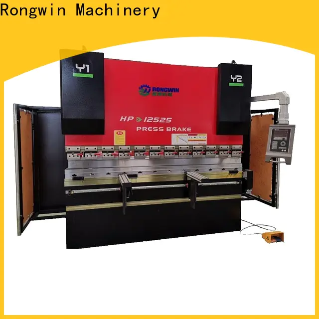 Rongwin fine-quality manual press brake plant for metal processing