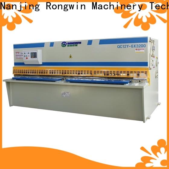 Rongwin high-perfomance aluminium sheet cutting machine marketing for industrial machinery