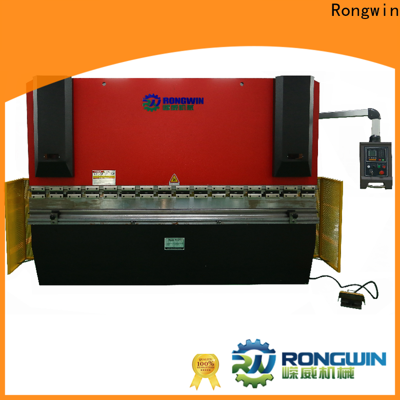 Rongwin reliable cnc hydraulic press brake machine factory with good price for engineering
