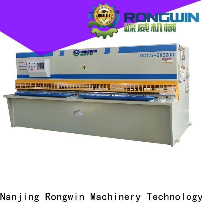 Rongwin custom guillotine shearing machine suppliers for shipbuilding