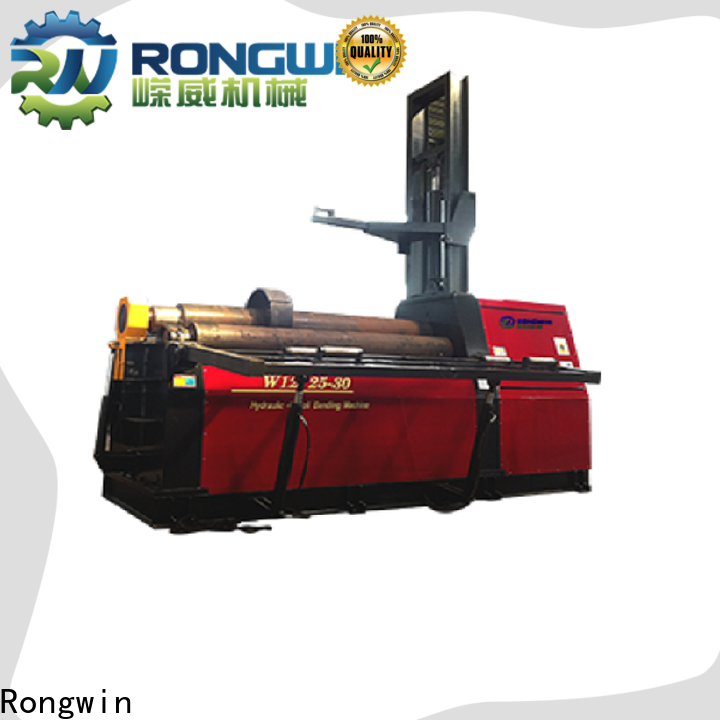 Rongwin china 4 roller plate rolling machine manufacturers supply for circle rolling