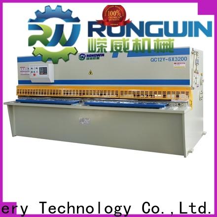 Rongwin sheet metal guillotine shear factory supplier for shipbuilding