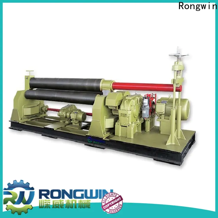 Rongwin mechanical 3 roller plate rolling machine manufacturers company for circle rolling
