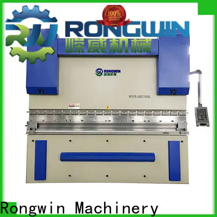 Rongwin top selling wholesale hydraulic press brake company for metal processing