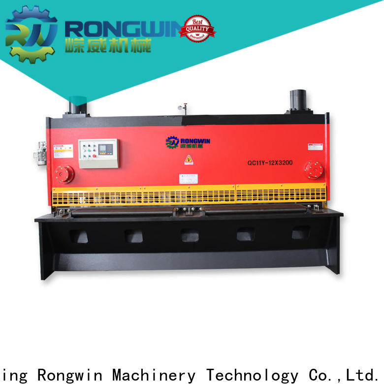 Rongwin efficient hydraulic sheet cutting machine best supplier for metallurgy