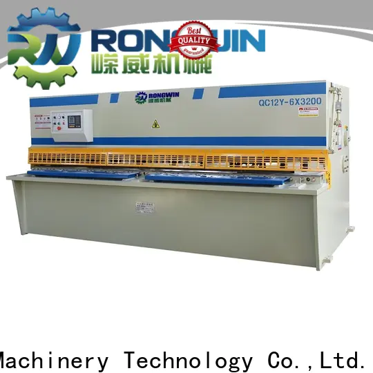 Rongwin hydraulic shearing machine supplier for engineering equipment