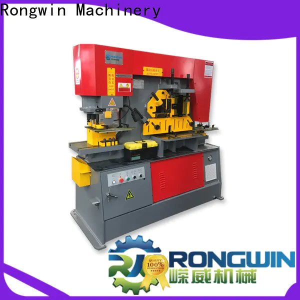 Rongwin top quality ironworker equipment manufacturer for punching