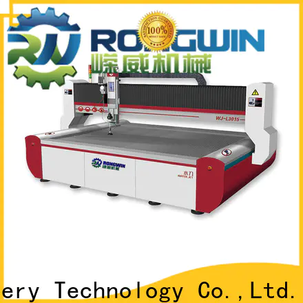 Rongwin 5 axis water jet cutting services supply for stone processing