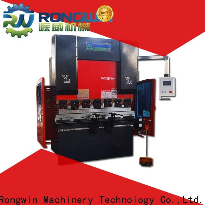 Rongwin cnc hydraulic press brake machine factory with good price for engineering