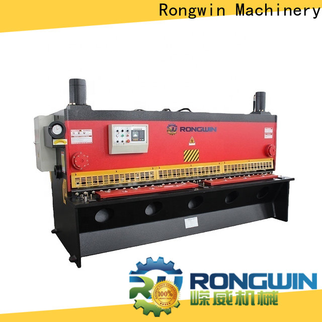 Rongwin reliable sheet metal shear factory direct supply for sheet metal processing