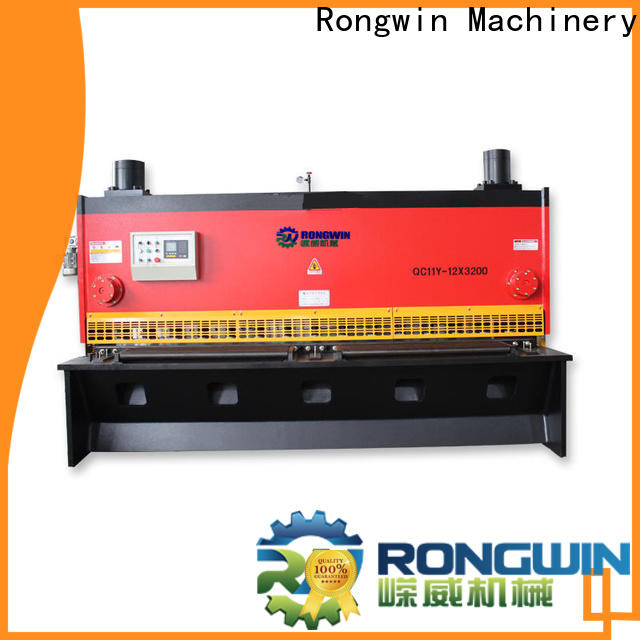 Rongwin cheap guillotine shearing machine suppliers for aviation industry