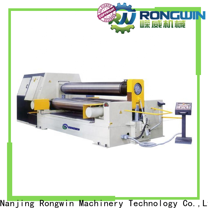 Rongwin best price mechanical 3 roller plate rolling machine manufacturers company for circle rolling