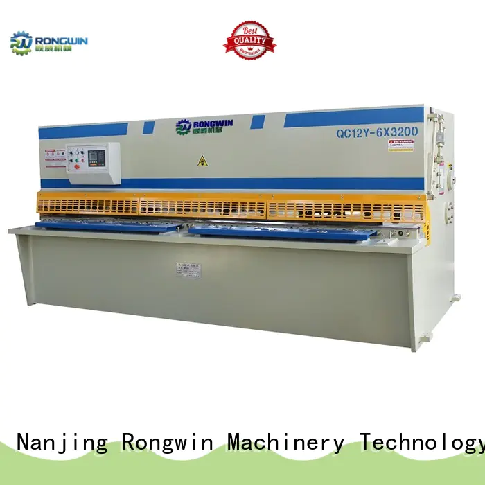 Rongwin shear cutting machine manufacturer for engineering equipment