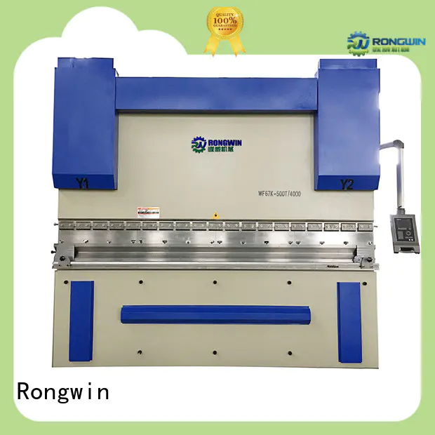 Rongwin efficient cnc hydraulic press brake machine plant for use