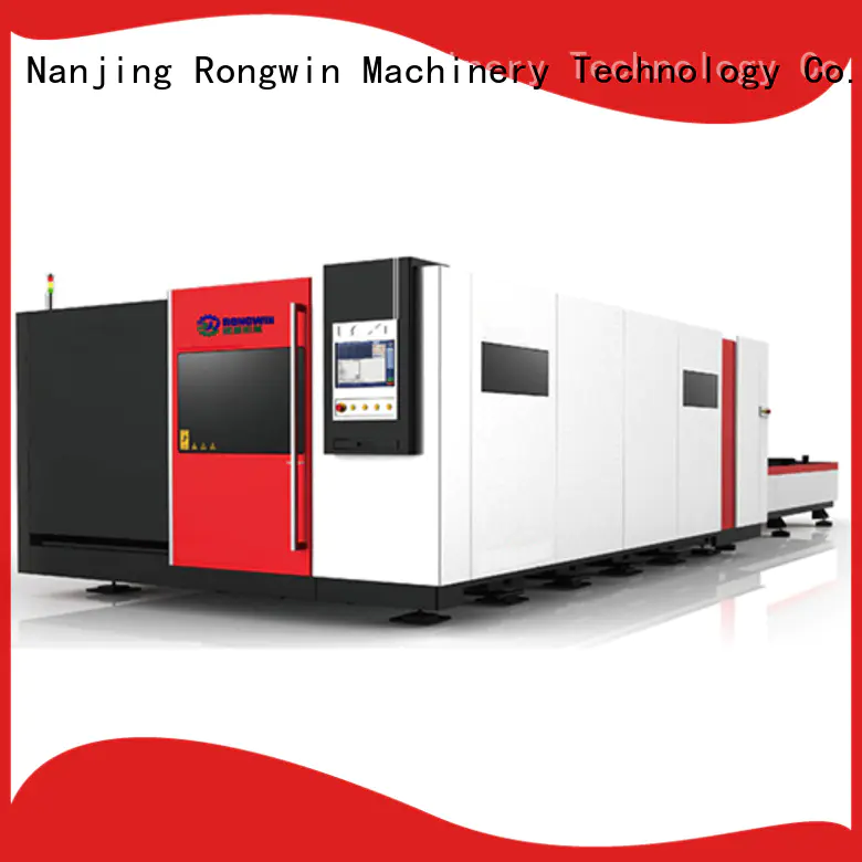 Rongwin clean steel laser cutting machine free quote for sign
