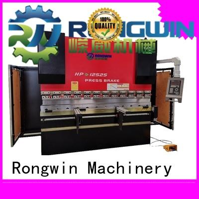 Rongwin efficient 40 ton press brake order now for bending metal