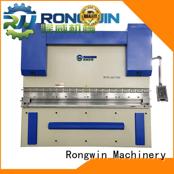 Rongwin meters hydraulic press brake machine order now for bending metal