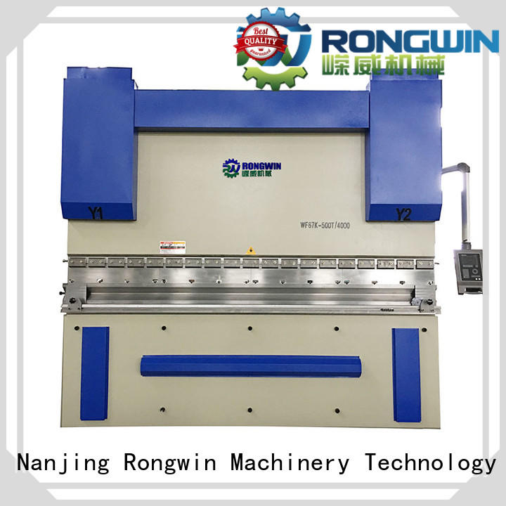 Rongwin press brake machine producer for bending metal