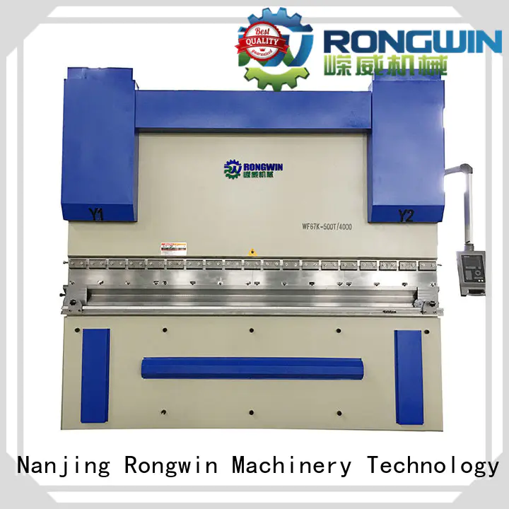 Rongwin press brake machine producer for bending metal