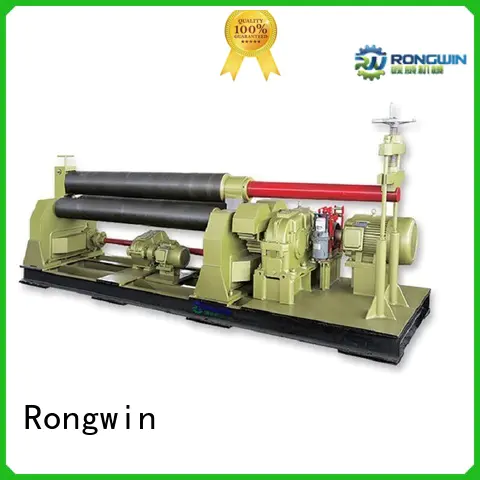 Rongwin 3 roller plate rolling machine long-term-use for cone rolling