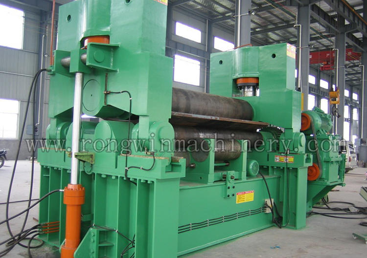 Rongwin best price mechanical 3 roller plate rolling machine manufacturers company for circle rolling