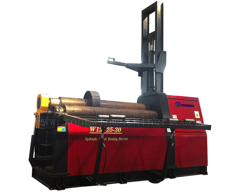 Rongwin best price mechanical 3 roller plate rolling machine manufacturers company for circle rolling-19