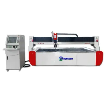 2021 RONGWIN ultra high-pressure processing 5 axis waterjet cutting machine multi-purpose machine