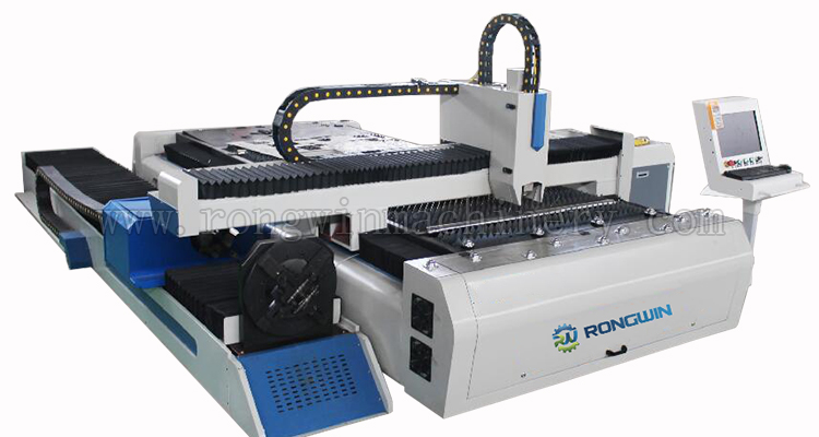 Rongwin sheet metal laser cutting machine with good price for advertising-3