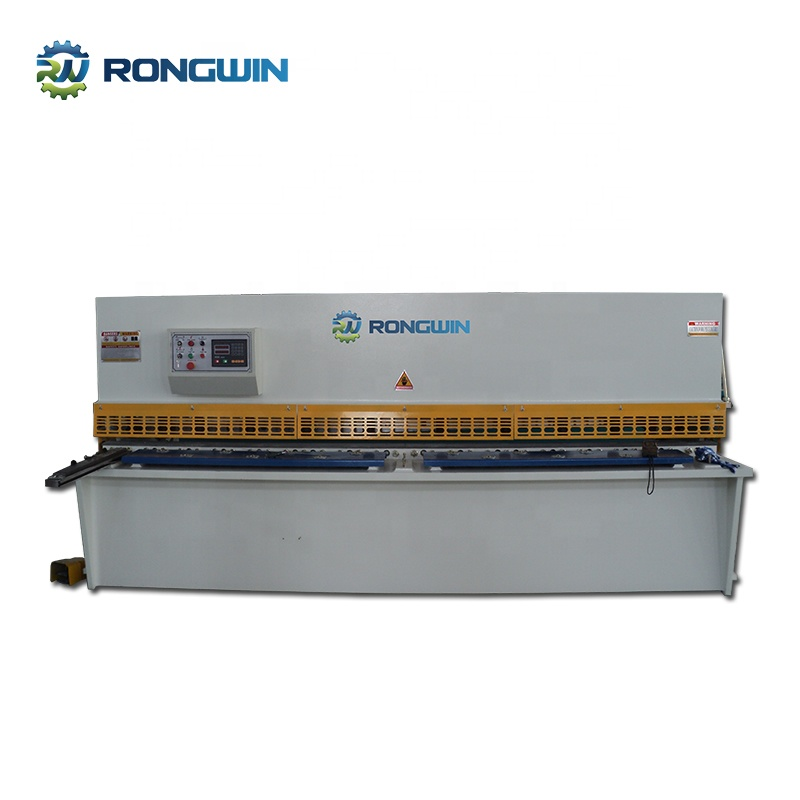 Rongwin durable hydraulic guillotine shearing machine factory for shipbuilding-1