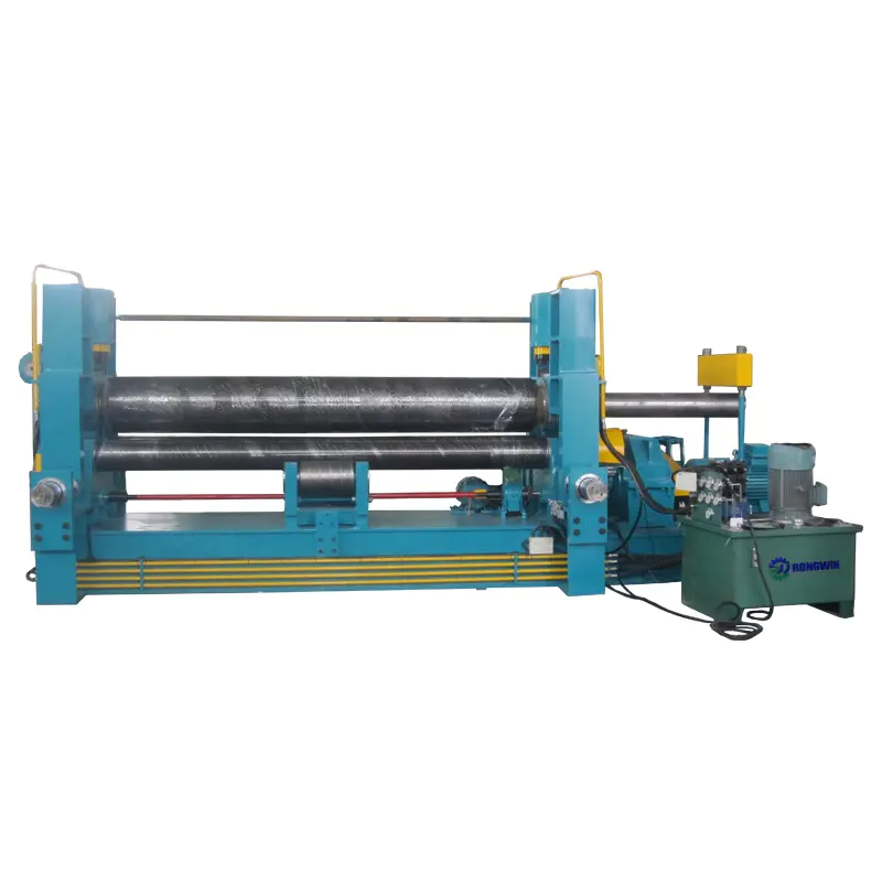 3  Roller High Precision  Rolling Bending Machine Carbon Plate Rolling Machine