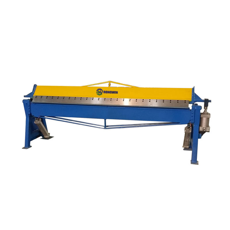 RONGWIN high quality pneumatic folding machine air duct common plate flange small bending machine for sale